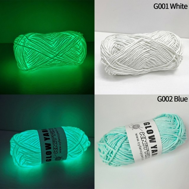 Yarn Glow in The Dark Sewing Crochet Yarn Supplies for Crocheting for DIY  Arts Crafts & Sewing Beginners, Party Supplies - AliExpress